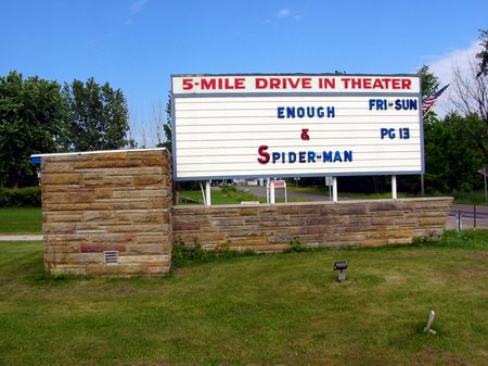 5 Mile Drive-In Theatre - Marquee